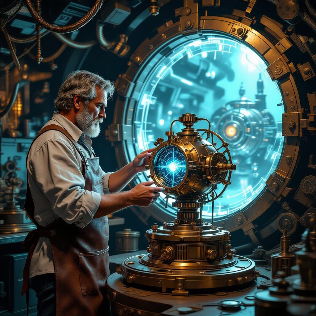 Inventor's Time Machine Opens Dystopian Portal