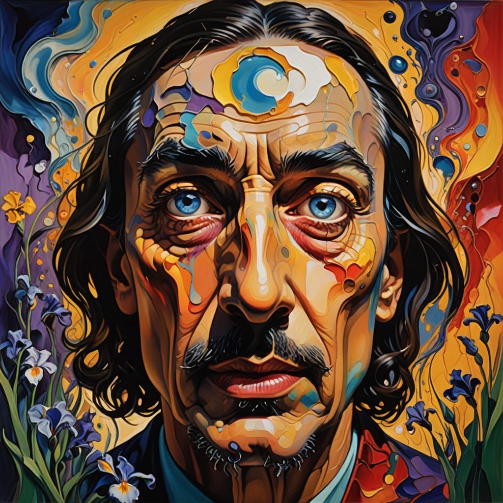 Surrealistic Eyes Portal to a Thousand Churches