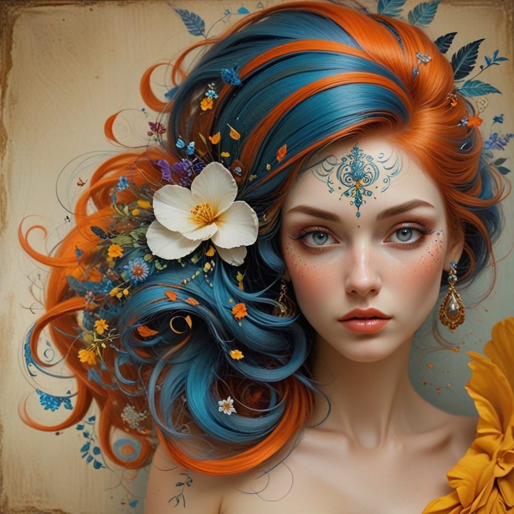 Enchanting Whimsical Masterpiece of Sensual Beauty