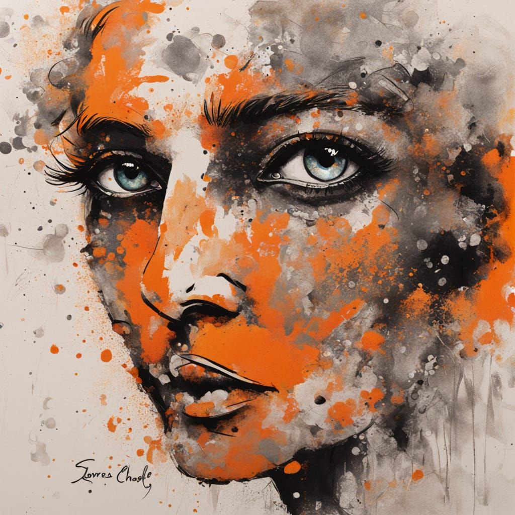 Surreal Portrait in Style of Marc Chagall