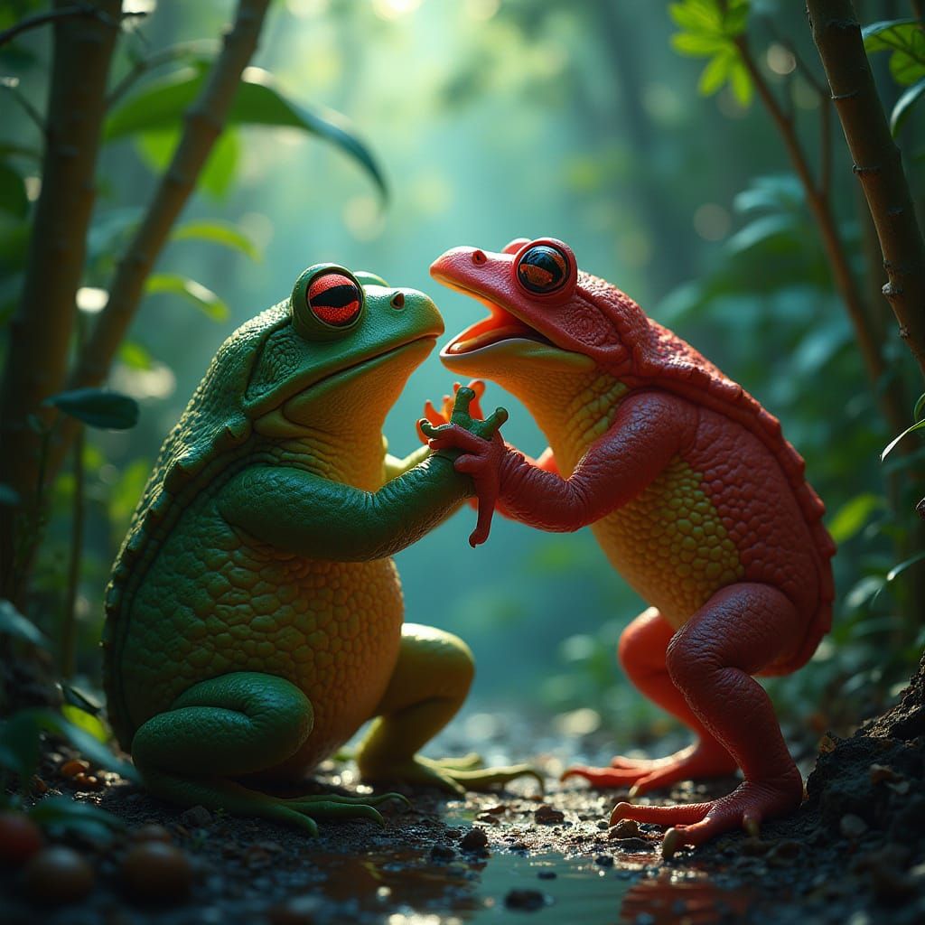 Cane Toad vs Sugarcane Borer Wrestling Match