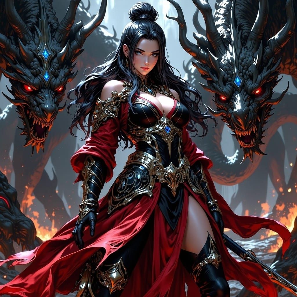 China-Themed Supervillainess Controls Mechanical Dragons