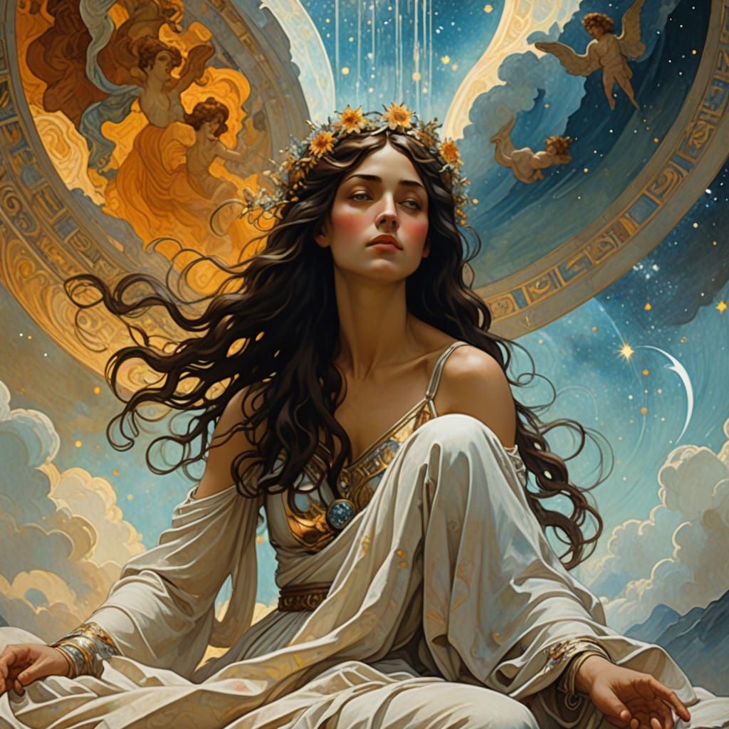 A Desperate Angelic Farewell in Ethereal Beauty