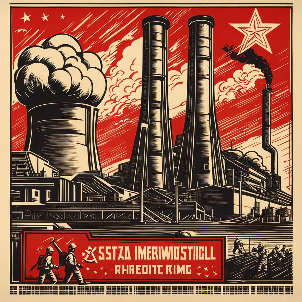 Chernobyl Disaster: Soviet Propaganda Poster Art
