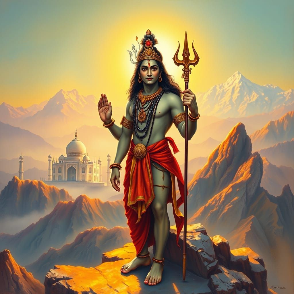 Hindu God Shiva Reigns over India's Majestic Landscapes