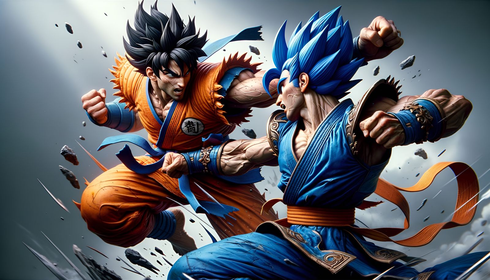 Goku vs Vegeta: Epic Anime Fight Scene