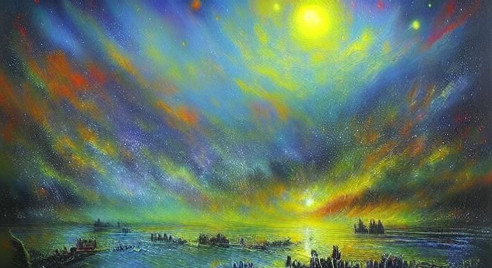 Babies Growing: An Impasto Oil Painting