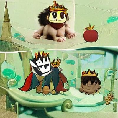 King's Demonic Transformation Art