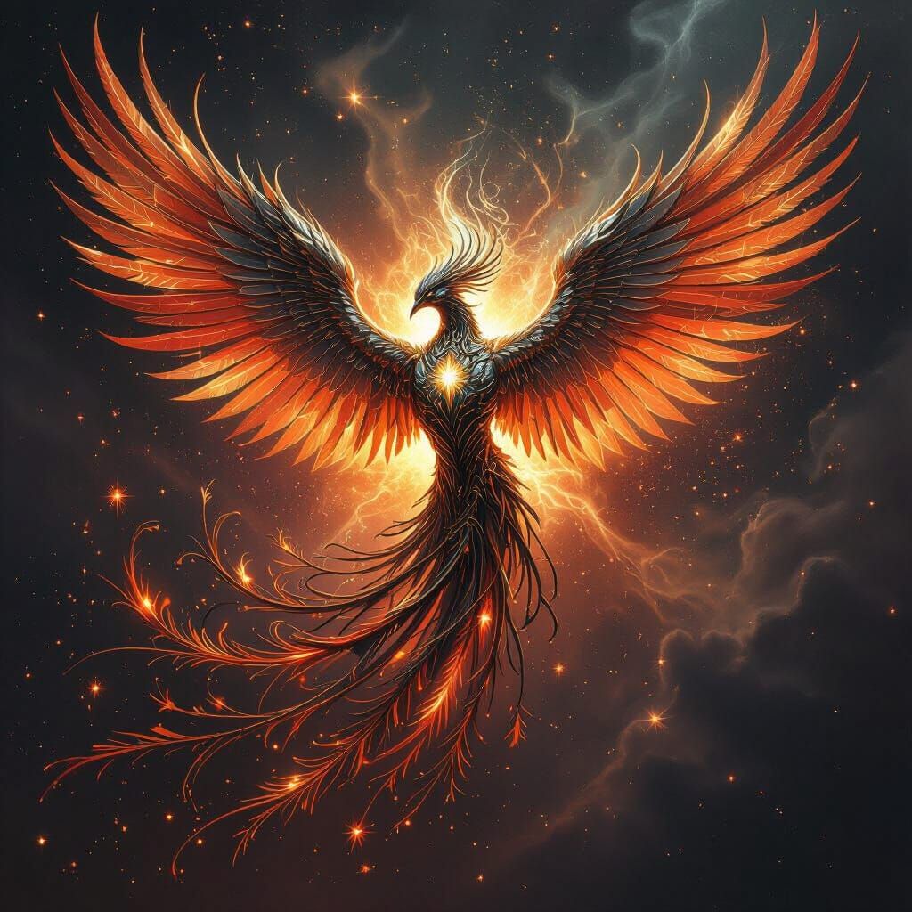 Biomechanical Phoenix Rises in Cosmic Fire