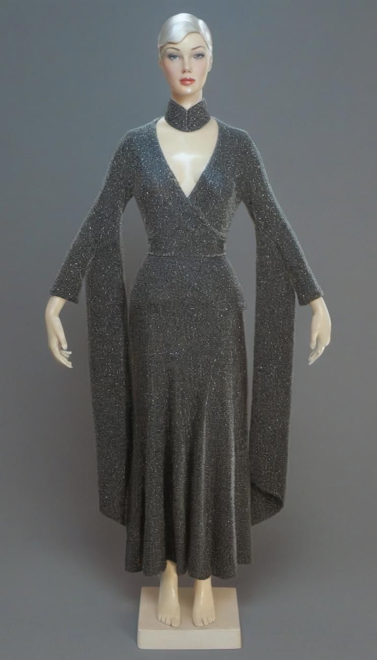 Vintage Style Illustration of a Young Woman