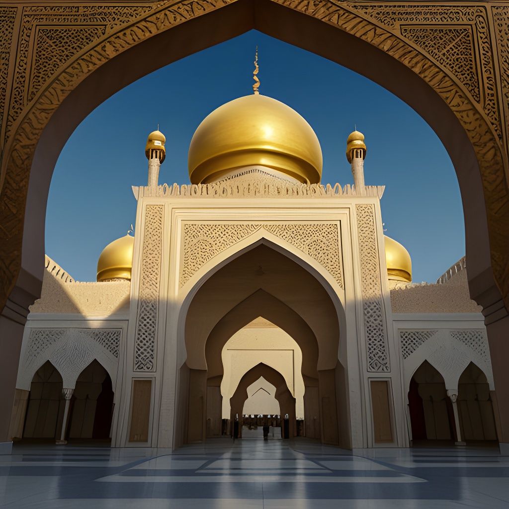 Elegant Mosque Architecture Revealed in Sunny Light