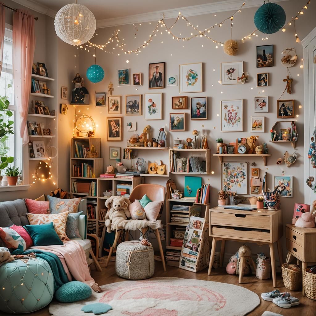 Maximalist Kidsroom Interior Design Photography