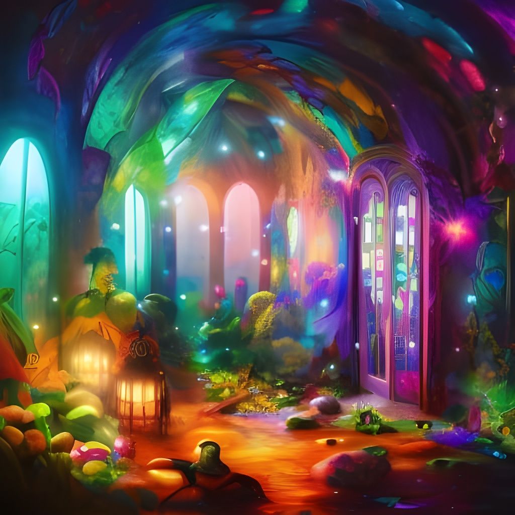 Inside a Bright, Messy Magical Crystal Shop
