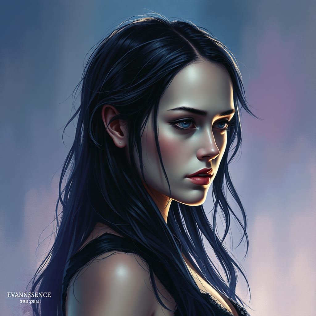 Evanescence Hyperrealistic Concept Art in Digital Style