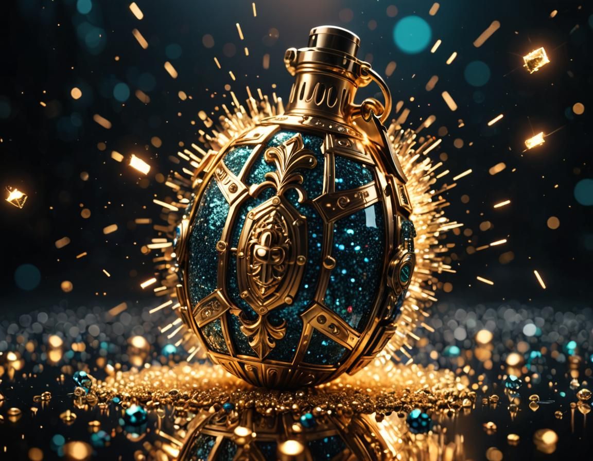 Epic Saint Grenade with Glittering Details