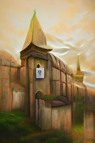 Cozy Monastic Cell in Detailed Digital Painting
