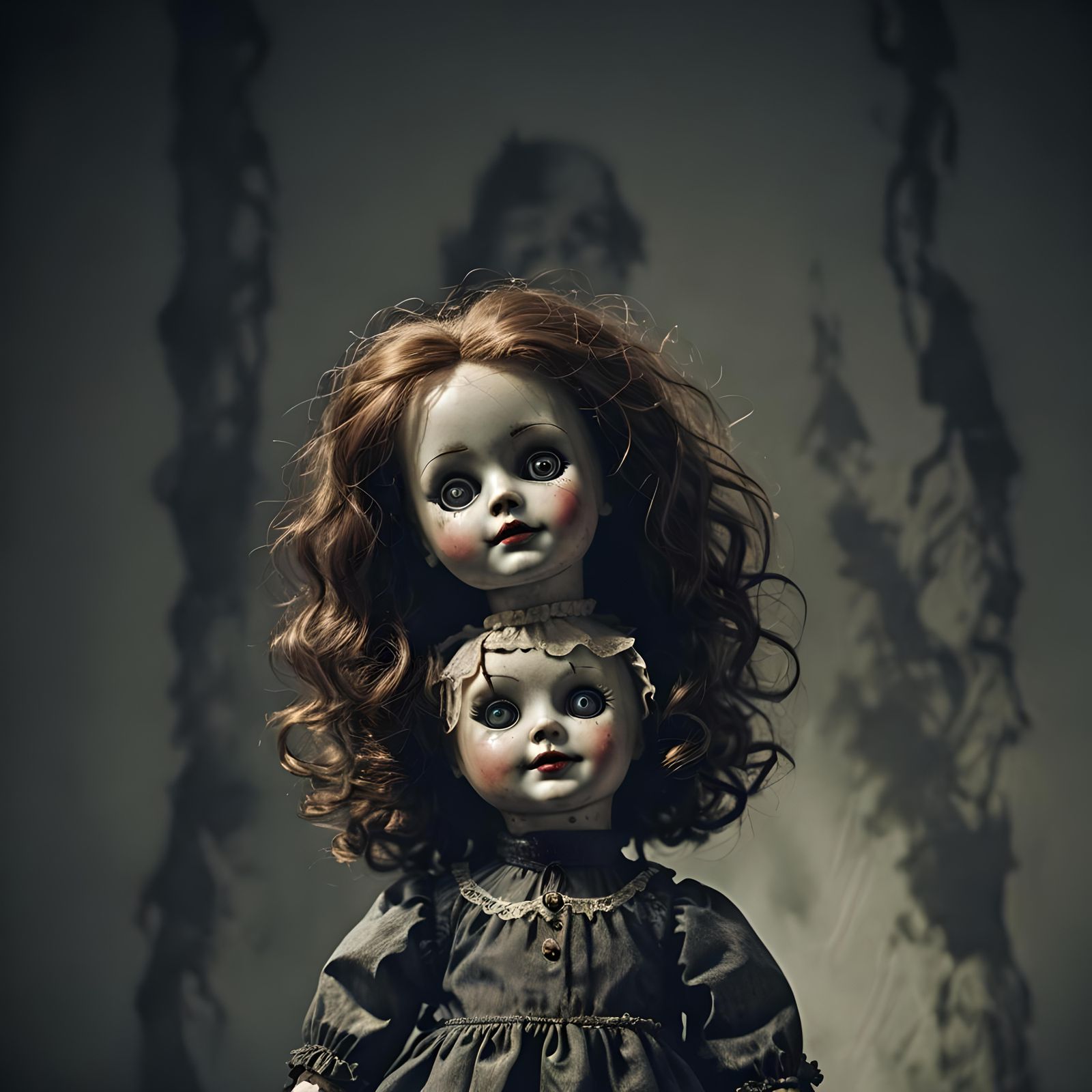 Creepy Doll with a Dark Aura
