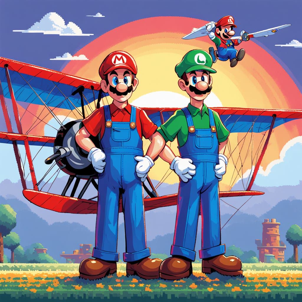 Mario Brothers Pioneer Aviation