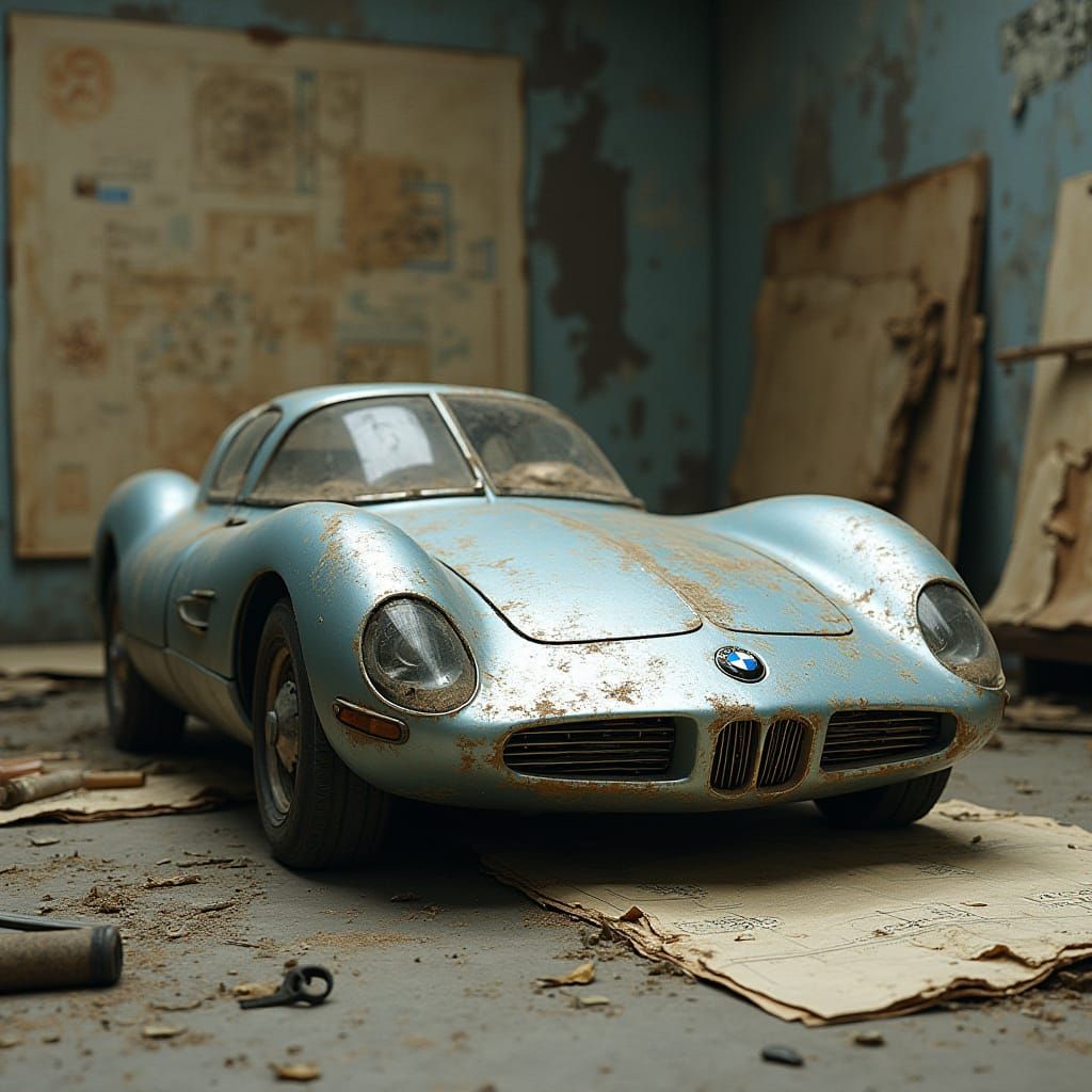 Abandoned BMW Prototypes in a Vintage Studio