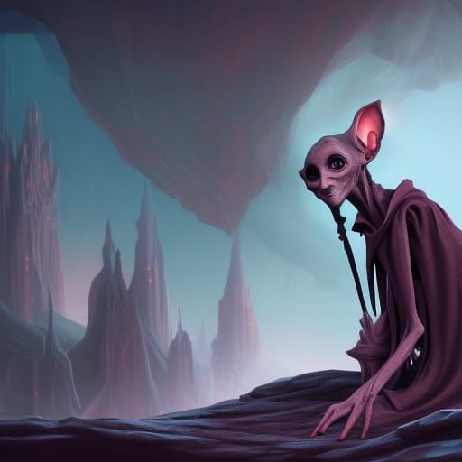 Dark Necromancer Character Art in Unreal Engine