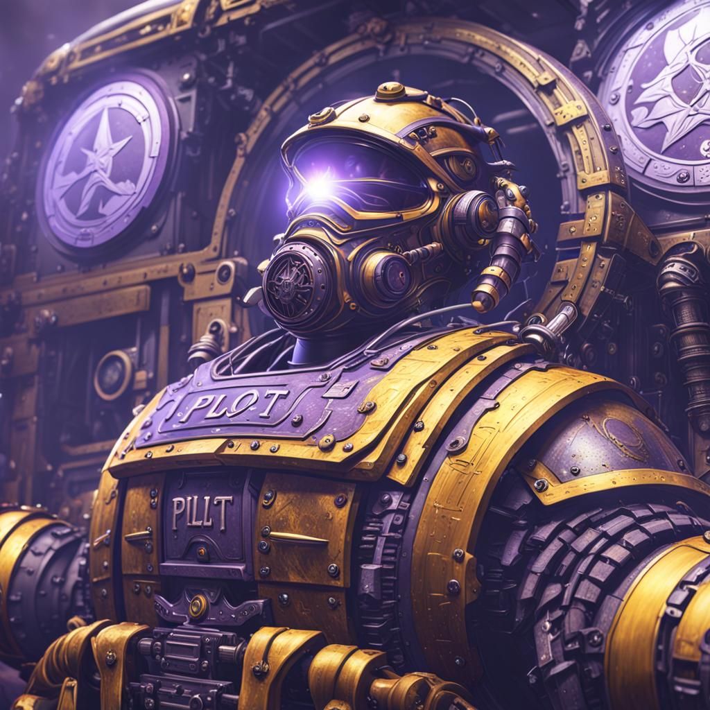 Dark Fantasy Pilot Concept Art in 8K Resolution