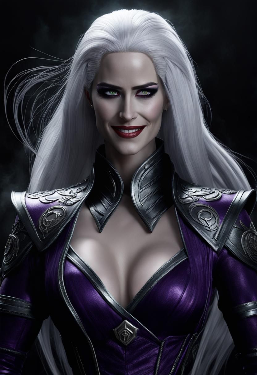 Eva Green as Sindel: Ultrarealistic Mortal Kombat Portrait
