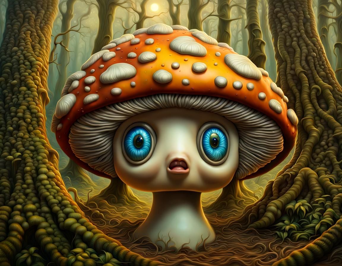 bigeye cutie mushroom