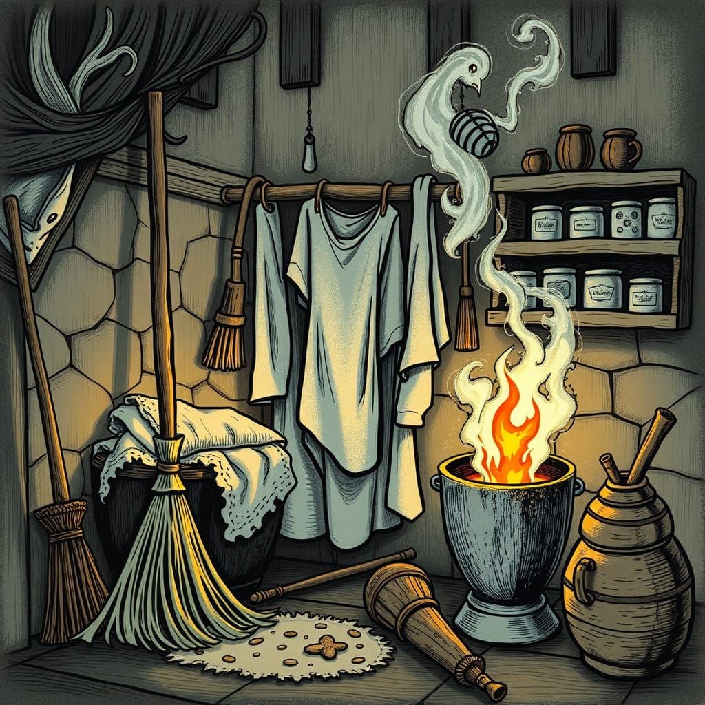 Magical Chores: Enchanted Cleaning and Cooking