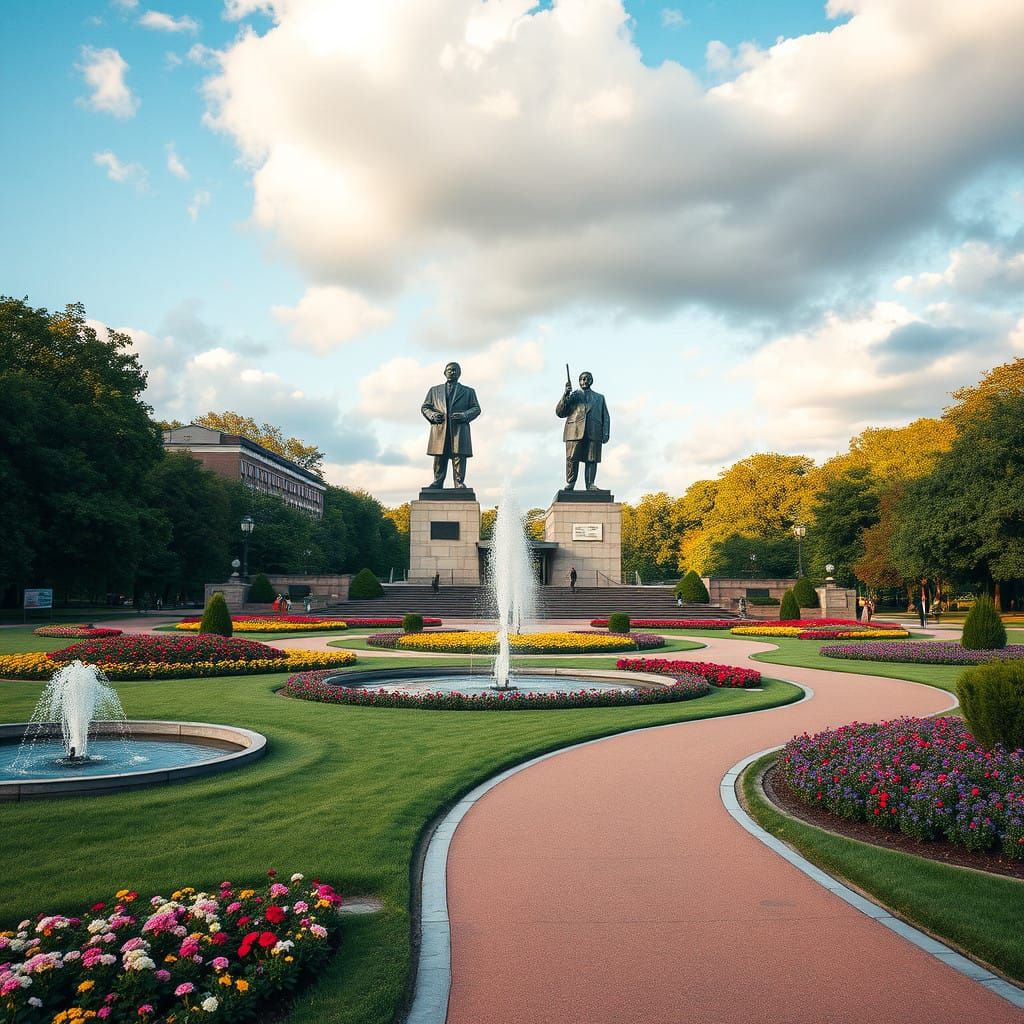 Surreal Landscape of Druskininkai's Grutas Park in Lithuania