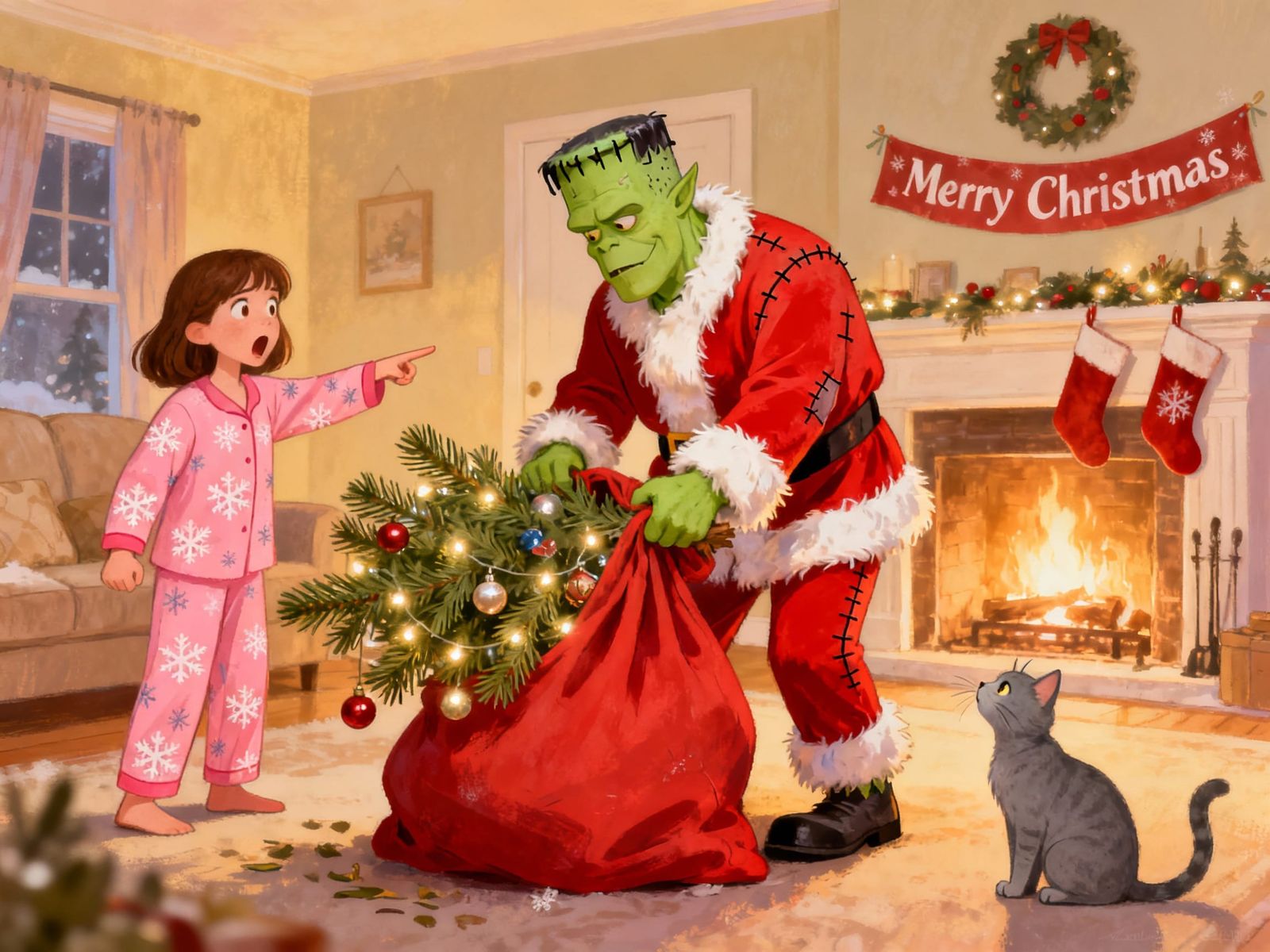 The Frankenstein who stole Christmas