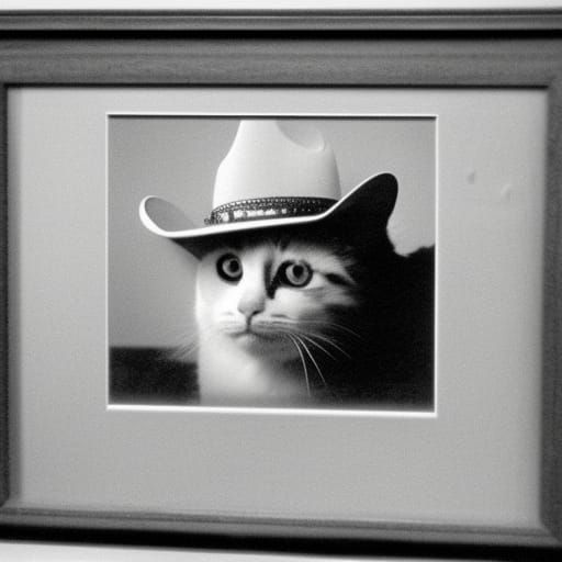 Cat Portrait Inspired by Western Art