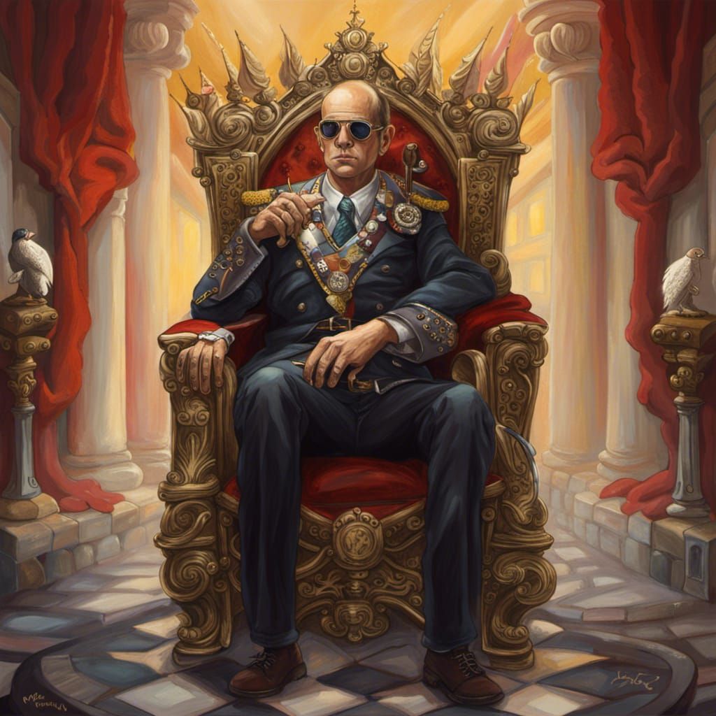 Hunter S. Thompson as Prussian King