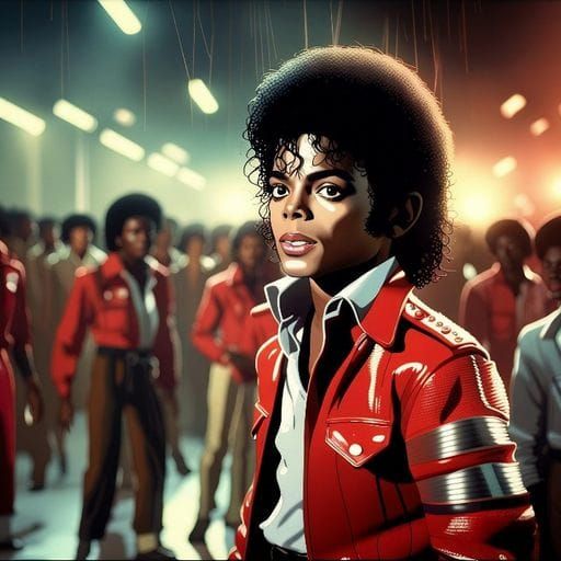 1980-th, young Michael Jackson