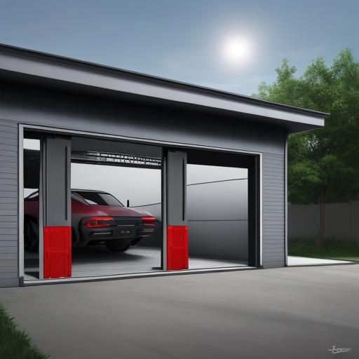 Abstract Future Garage Digital Art