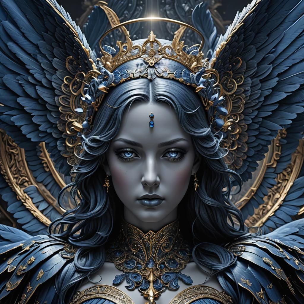 Hypnotic Blue Angel