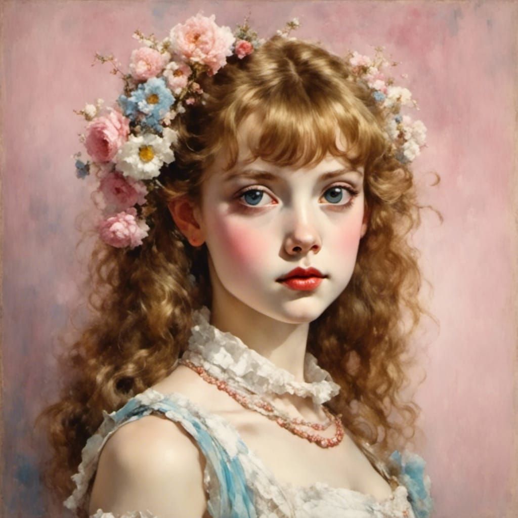 Little Bo Peep in Dark Fantasy Style