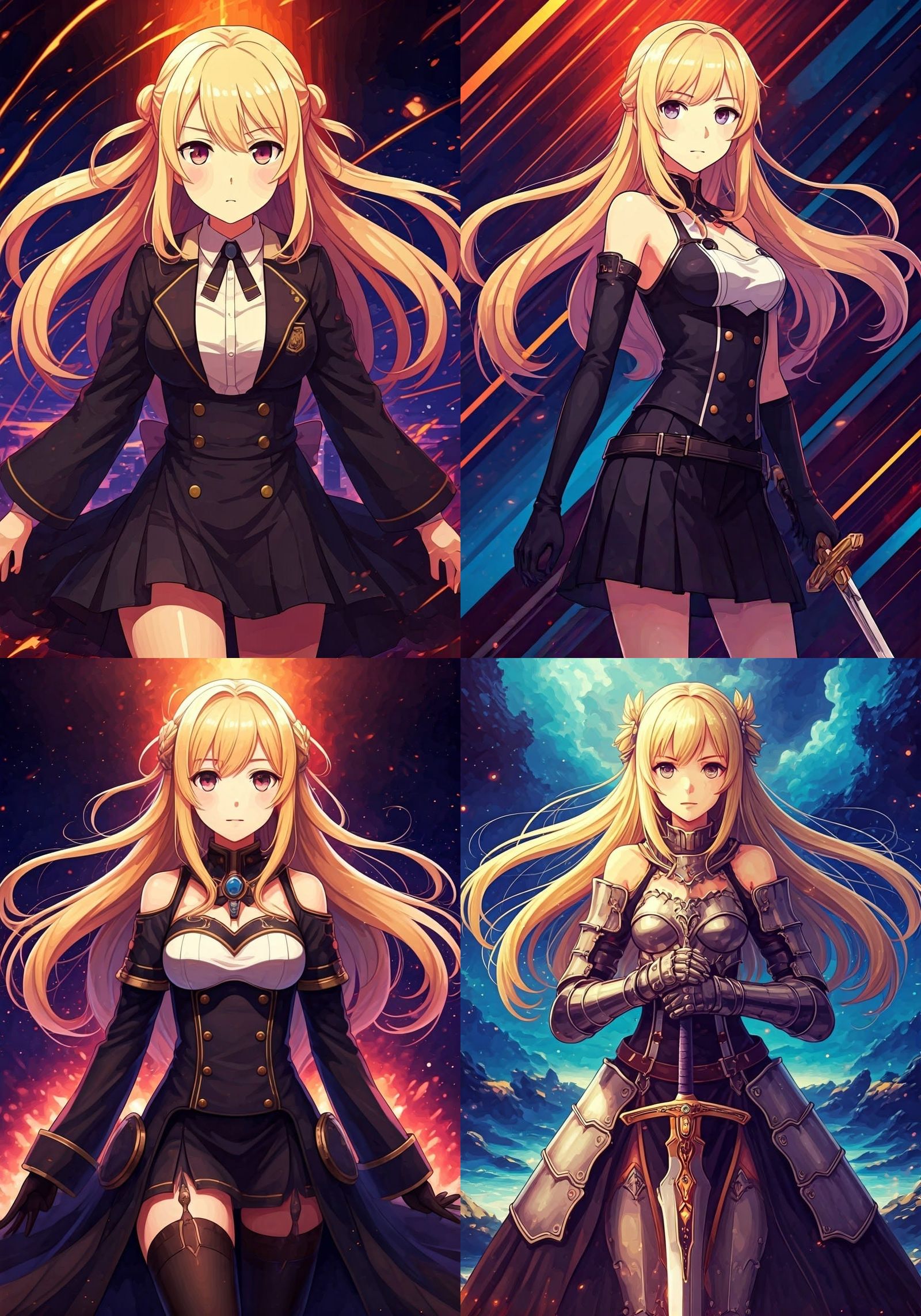 Cel-Shaded Anime Portrait of Reanette Elfelt