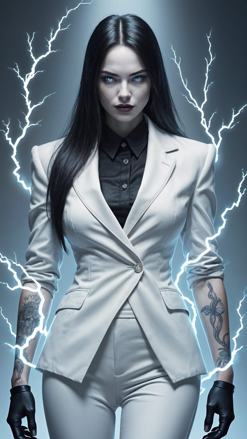 Ms. Negative: Female Crime Lord with Negative Energy