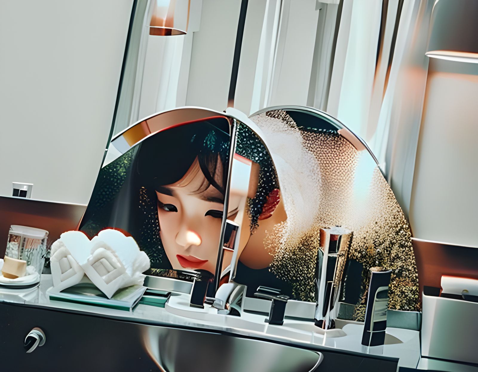 Blind Man's Reflection: A Study in Perception