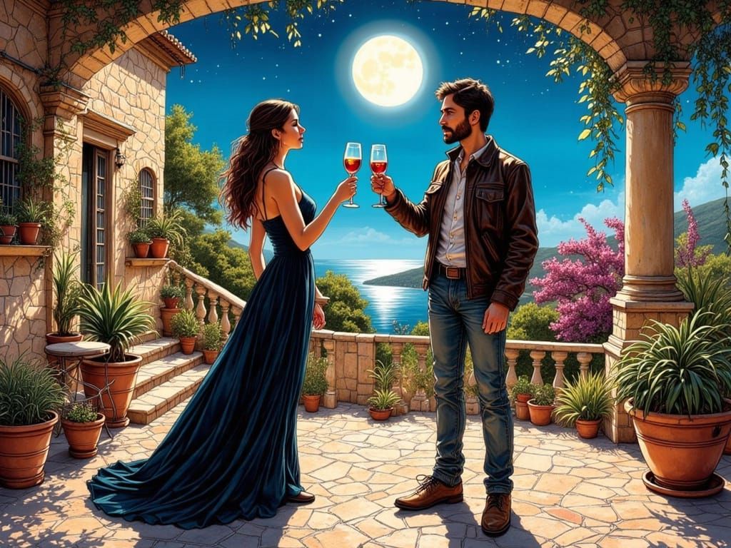 Mallorca Toast: Ink Art Inspired by Loish