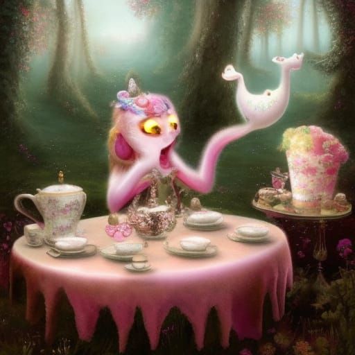 Cute Monster's Ethereal Tea Party