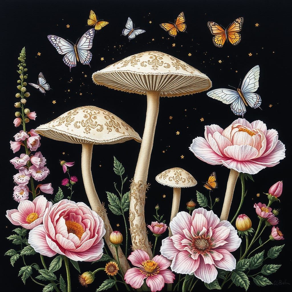 “Lacy Mushrooms”