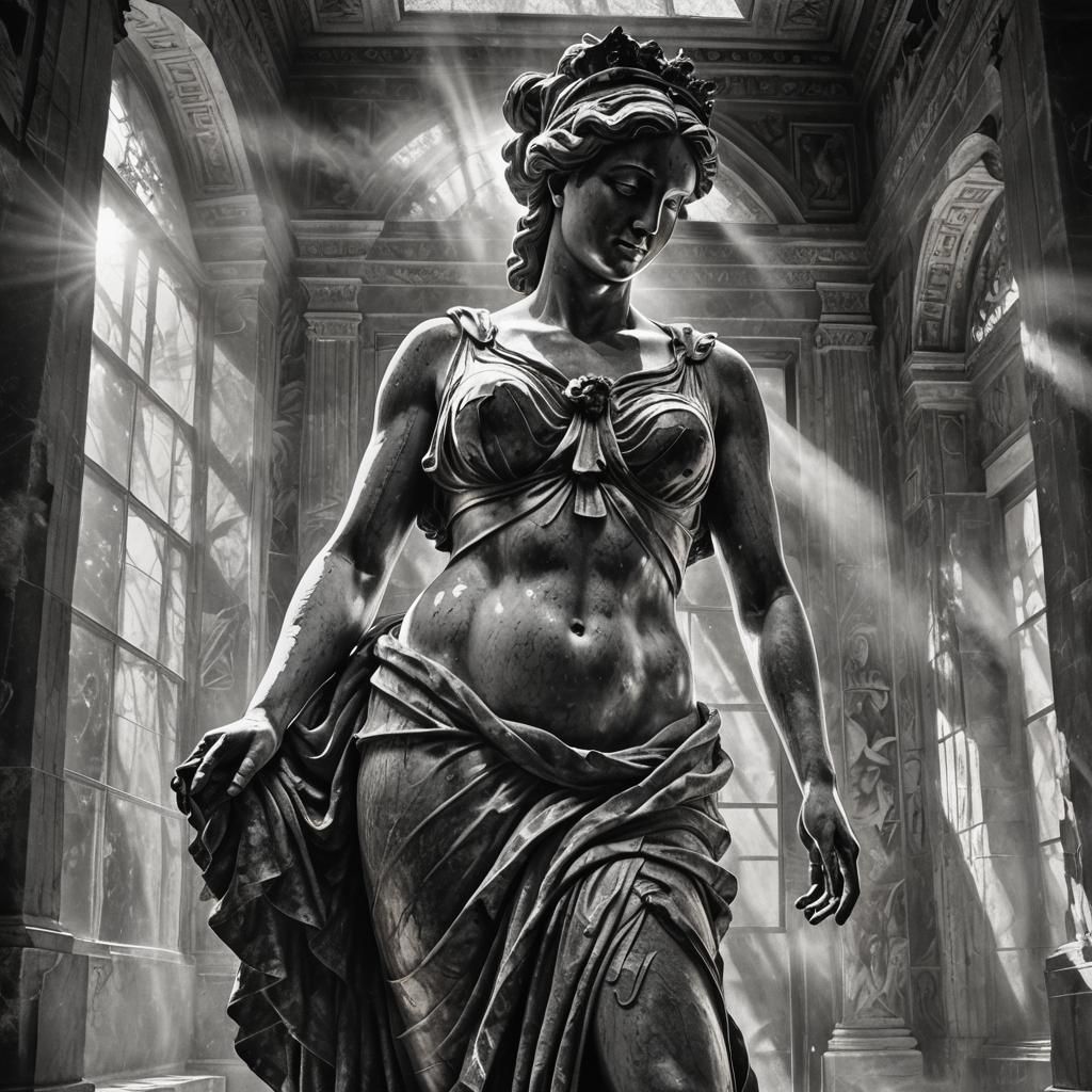 Jelly Venus de Milo in Greek Interior