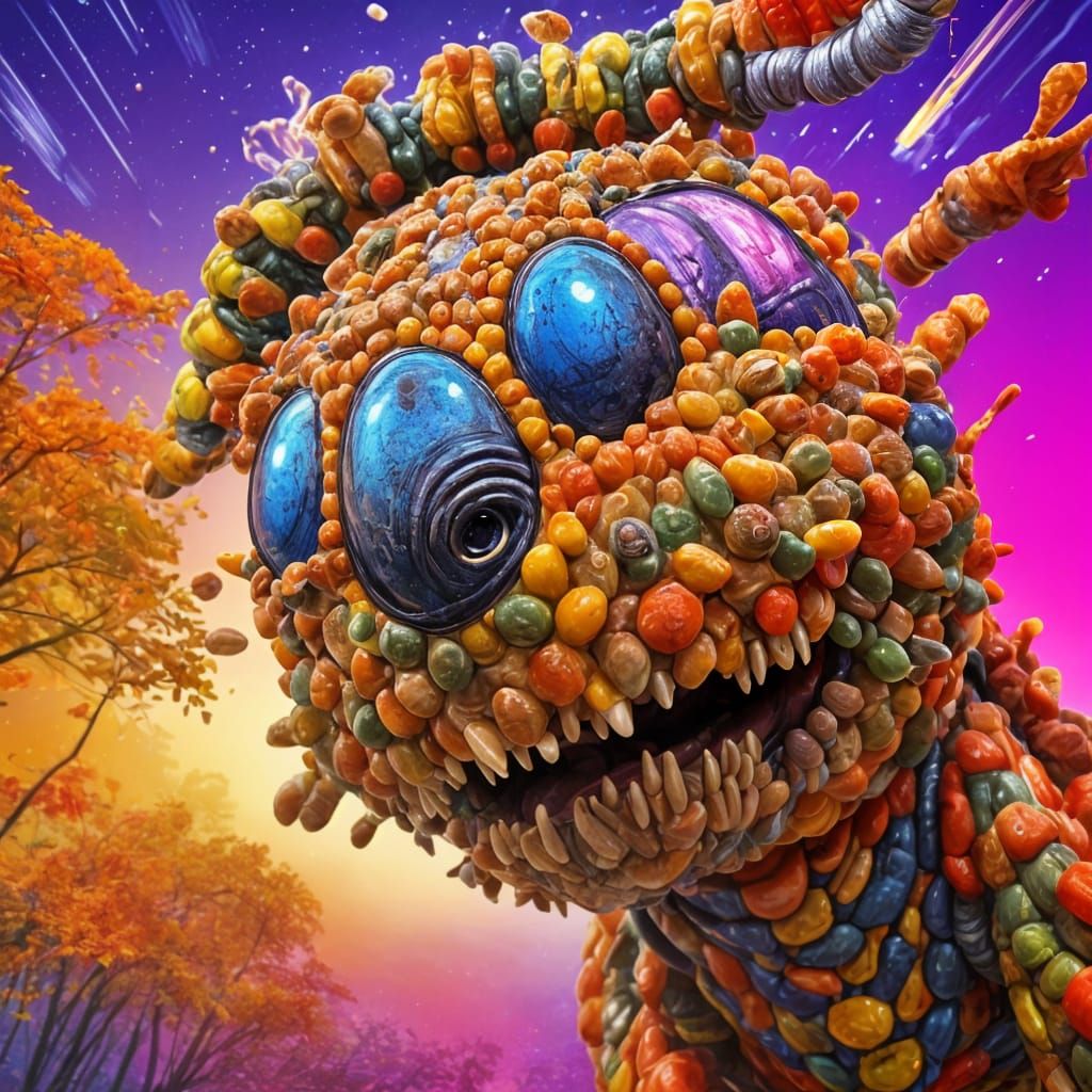 Excited caterpillar #4