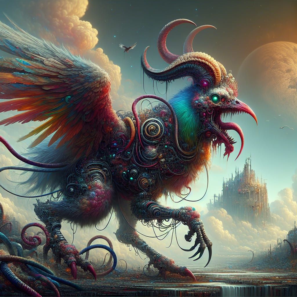 A Zombie Three-Legged Cockret