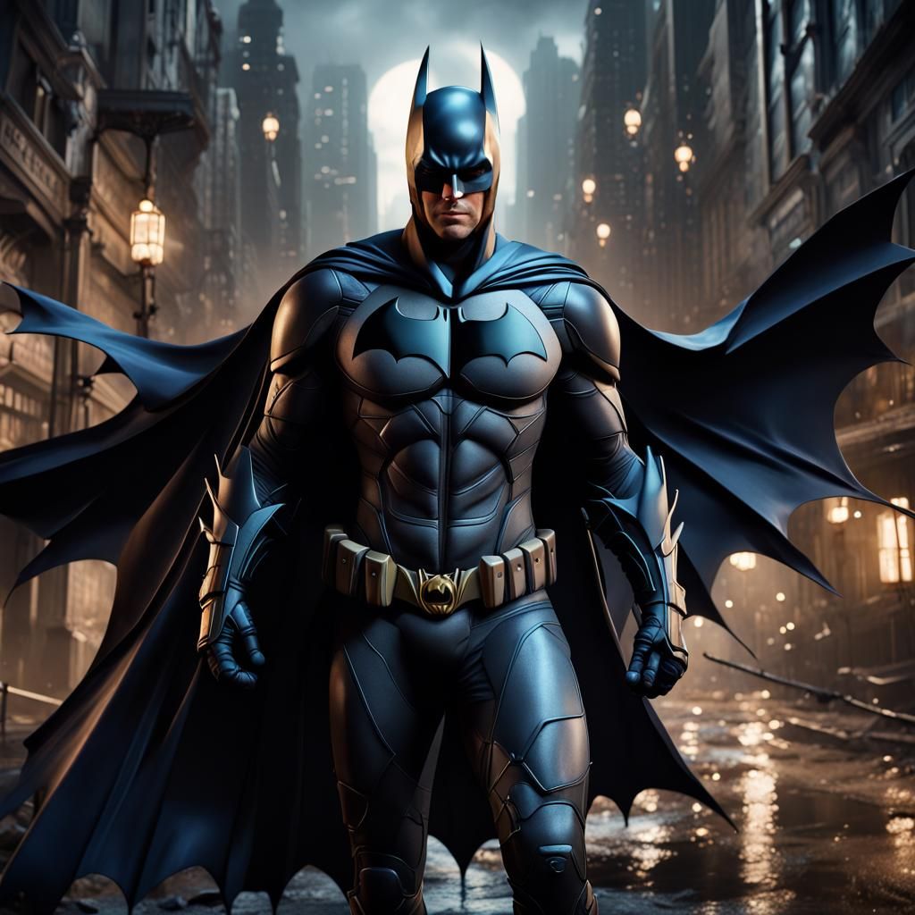 Jensen Ackles as Batman: Detailed Matte Painting