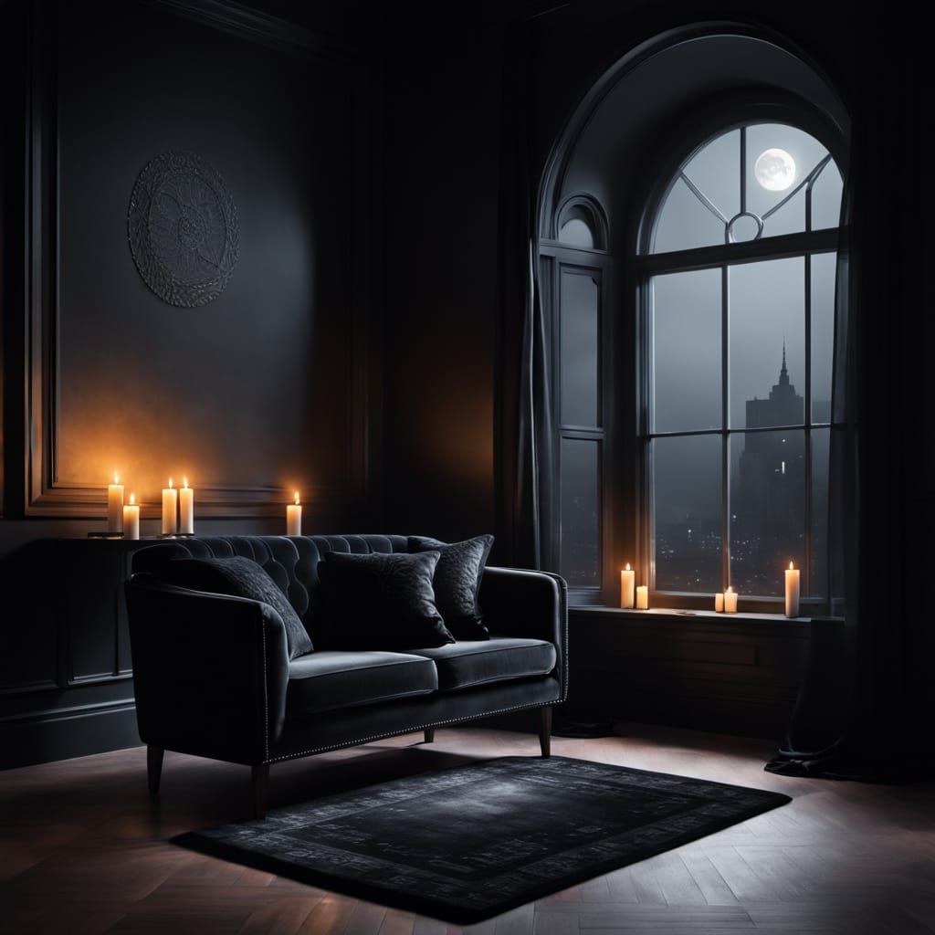 Midnight Serenity in Velvety Hush