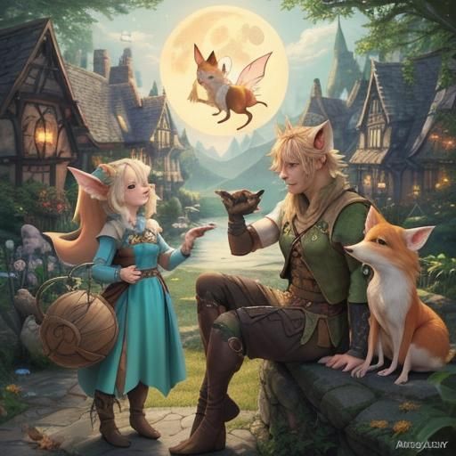 Enchanted Elves in a Whimsical Wonderland