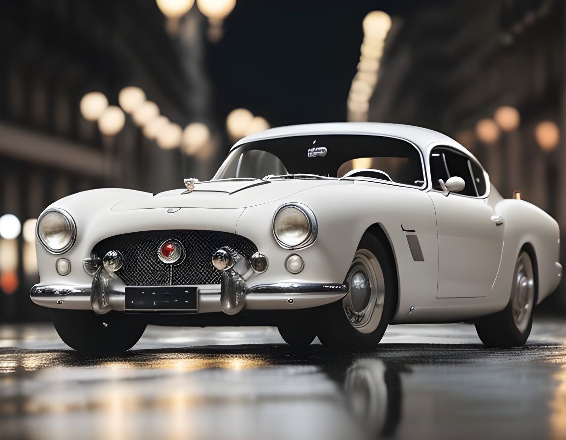 1956 French Luxury Coupe Races Through Paris