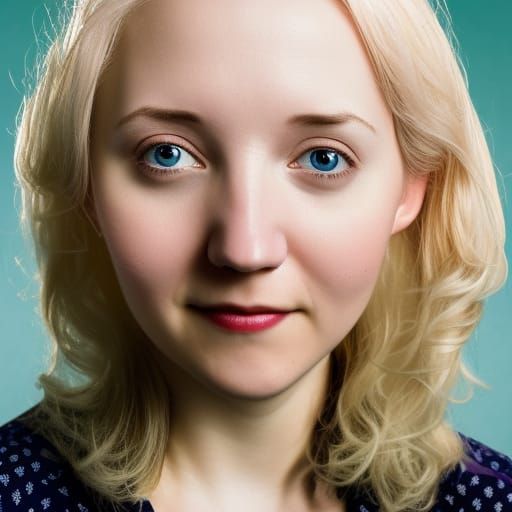 Luna Lovegood Close-Up Portrait in Professional Style